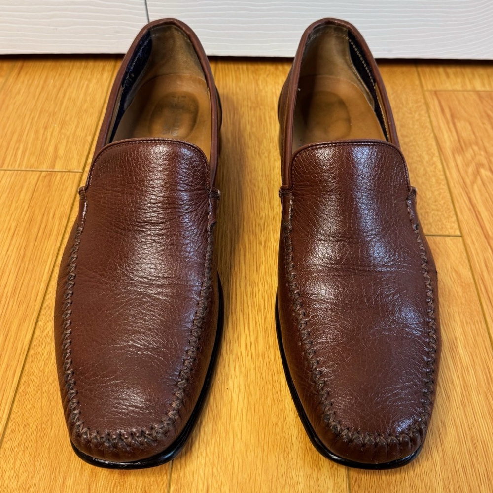Florsheim Brown Leather Men's Portifino Loafers